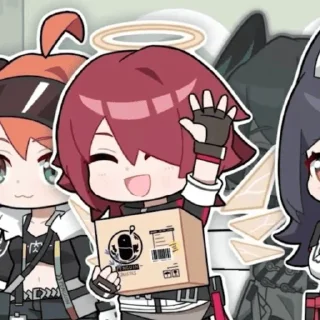 👋 emoji Exusiai Telegram sticker 16 of 21