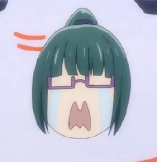 😭 emoji 𝙼𝚊𝚔𝚒 𝚉𝚎𝚗𝚒𝚗 𝚙𝚘𝚗 Telegram sticker 20 of 113