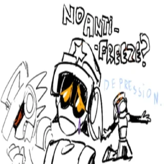 Sticker from БУДНИ АНТИФРИЗОЗАВИСИМОГО.