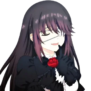 🤫 emoji Date A Live p.3 /  @danyanoshki Telegram sticker 8 of 117