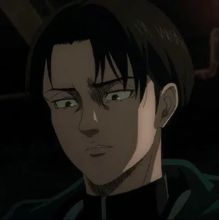 🍷 emoji 🩸Levi Ackerman.#baby Telegram sticker 19 of 47