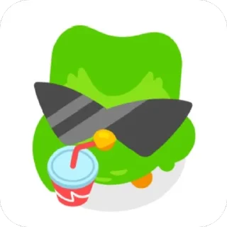 😎 emoji duolingo 🦉 Telegram sticker 21 of 22