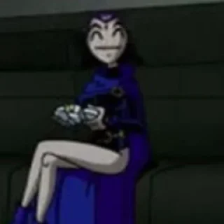 🕸️ emoji Raven teen titans от @Daveloveyou Telegram sticker 11 of 29