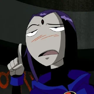 🕸️ emoji Raven teen titans от @Daveloveyou Telegram sticker 7 of 29