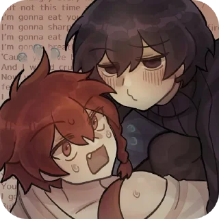 Sticker from Маэно Аки!!;3