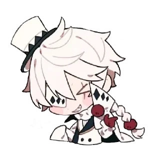 😆 emoji «Фандом BSD» stickers Telegram sticker 12 of 18