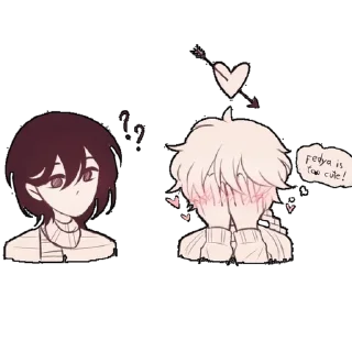 🖤 emoji «Фандом BSD» stickers Telegram sticker 15 of 18