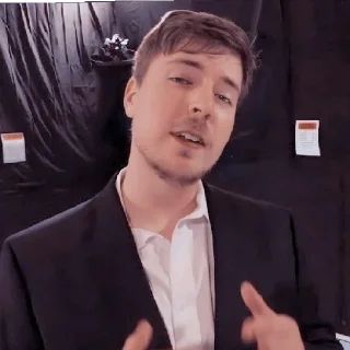 😃 emoji Mr Beast Telegram sticker 11 of 22