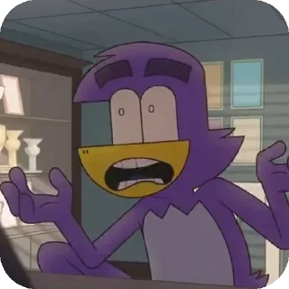 😧 emoji Фокки плохой маскот Telegram sticker 8 of 30