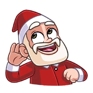👂 emoji Гном Мороз (@TgSticker) Telegram sticker 18 of 48