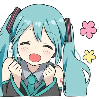🌸 emoji Мику Хацунэ "BoxChan" Telegram sticker 17 of 40