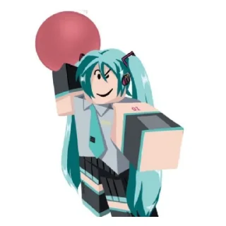 😳 emoji Хацунэ Мику💓 Telegram sticker 7 of 20