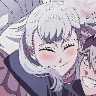 ☺️ emoji Черный клевер @anime_sticks Telegram sticker 6 of 20