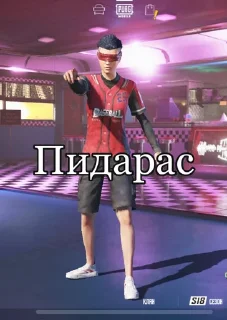 Sticker from бубылды пубга