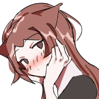 😳 emoji julie Telegram sticker 7 of 21