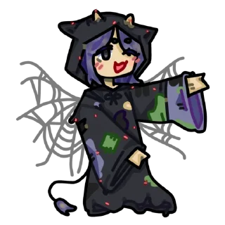 🕷 emoji скины мявкалки Telegram sticker 20 of 68