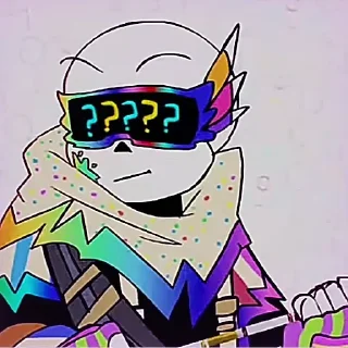 🌈 emoji 𝐹𝑅𝐸𝑆𝐻 𝐼𝑁𝐾 𝑆𝐴𝑁𝑆 🖌️🌈 [ by @stickers_undertale ] Telegram sticker 4 of 20