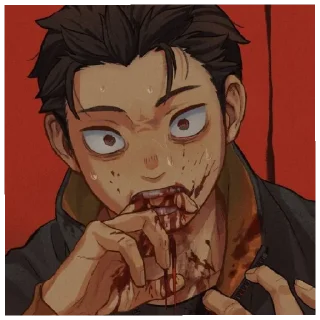 ☠️ emoji Natsuki Subaru GOAT Telegram sticker 10 of 25