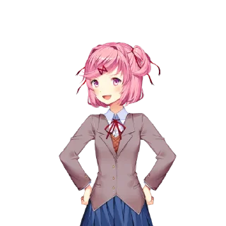 😃 emoji Natsuki Telegram sticker 14 of 23