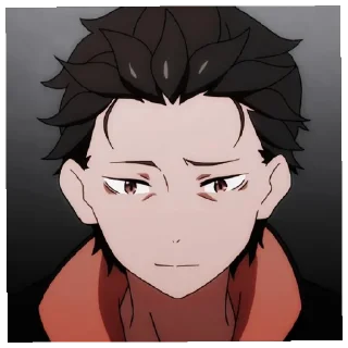 ☠️ emoji Natsuki Subaru GOAT Telegram sticker 11 of 25