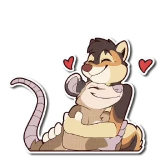 😳 emoji Hug @stickersb2b Telegram sticker 13 of 15