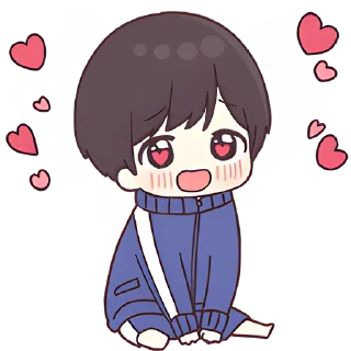 😍 emoji Джерси-кун B @Nyasticks Telegram sticker 12 of 25