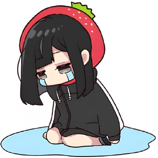 😭 emoji Юрудура-тян 3 @Nyasticks Telegram sticker 18 of 41