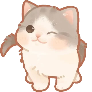 😉 emoji Милые котики 🐱 Telegram sticker 10 of 30