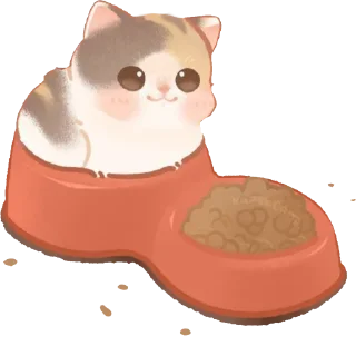 😋 emoji Милые котики 🐱 Telegram sticker 7 of 30