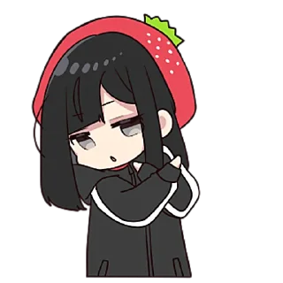 🤨 emoji Юрудура-тян ч.3 @nyasticks Telegram sticker 13 of 41