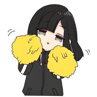 ✊ emoji Юрудура-тян @Nyasticks Telegram sticker 5 of 41