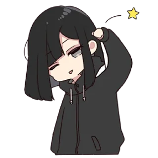 😉 emoji Юрудура-тян @nyasticks Telegram sticker 21 of 41