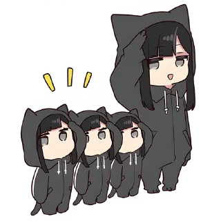 🫡 emoji Юрудура-тян (BIG) @nyasticks Telegram sticker 17 of 41