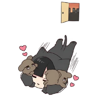 🥰 emoji Юрудура-тян (BIG) @nyasticks Telegram sticker 11 of 41