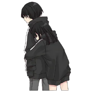 🤗 emoji Юрудура-тян [BIG] @Nyasticks Telegram sticker 18 of 41