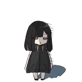 😒 emoji Юрудура-тян @nyasticks Telegram sticker 8 of 41