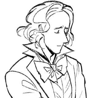 😔 emoji Ленский - мой кинн Telegram sticker 23 of 30
