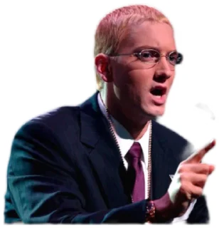 🧐 emoji Eminem Telegram sticker 21 of 120