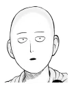 😐 emoji Onepunchman Telegram sticker 20 of 68
