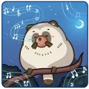 🎧 emoji Тануки Тю @TgSticker Telegram sticker 5 of 48