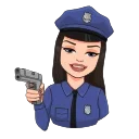 👮‍♀️ emoji Animated Contest #13 (@TgSticker) Telegram sticker 8 of 50
