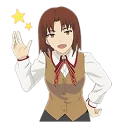 😀 emoji Fate Stay Night Telegram sticker 13 of 40