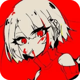 🔥 emoji ⚫Story fell Chara🔴 @chara_undertale9 Telegram sticker 22 of 52