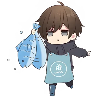 🐟 emoji Менхера-кун Telegram sticker 18 of 40
