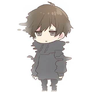 🫠 emoji Менхера-кун Telegram sticker 9 of 40