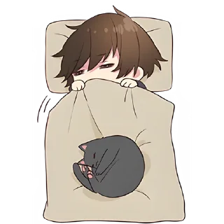 😴 emoji Менхера-кун Telegram sticker 5 of 40