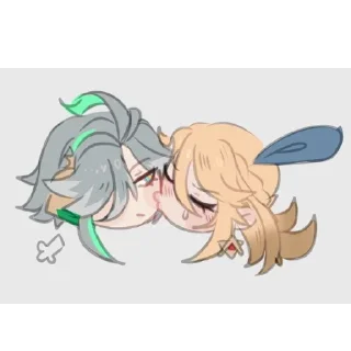 💋 emoji Кавех и Аль Telegram sticker 10 of 48