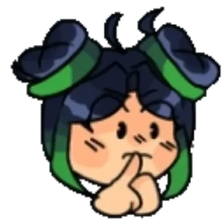 🤫 emoji ✧･ﾟ: *✧･ﾟ:*℮ɤɑ♛┈⛧┈┈•༶.・゜゜・ Telegram sticker 9 of 33
