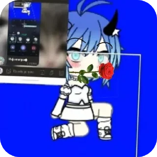 👍 emoji синяя by @mknhq Telegram sticker 16 of 42