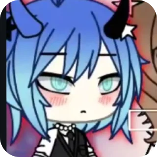 😀 emoji синяя by @mknhq Telegram sticker 18 of 42
